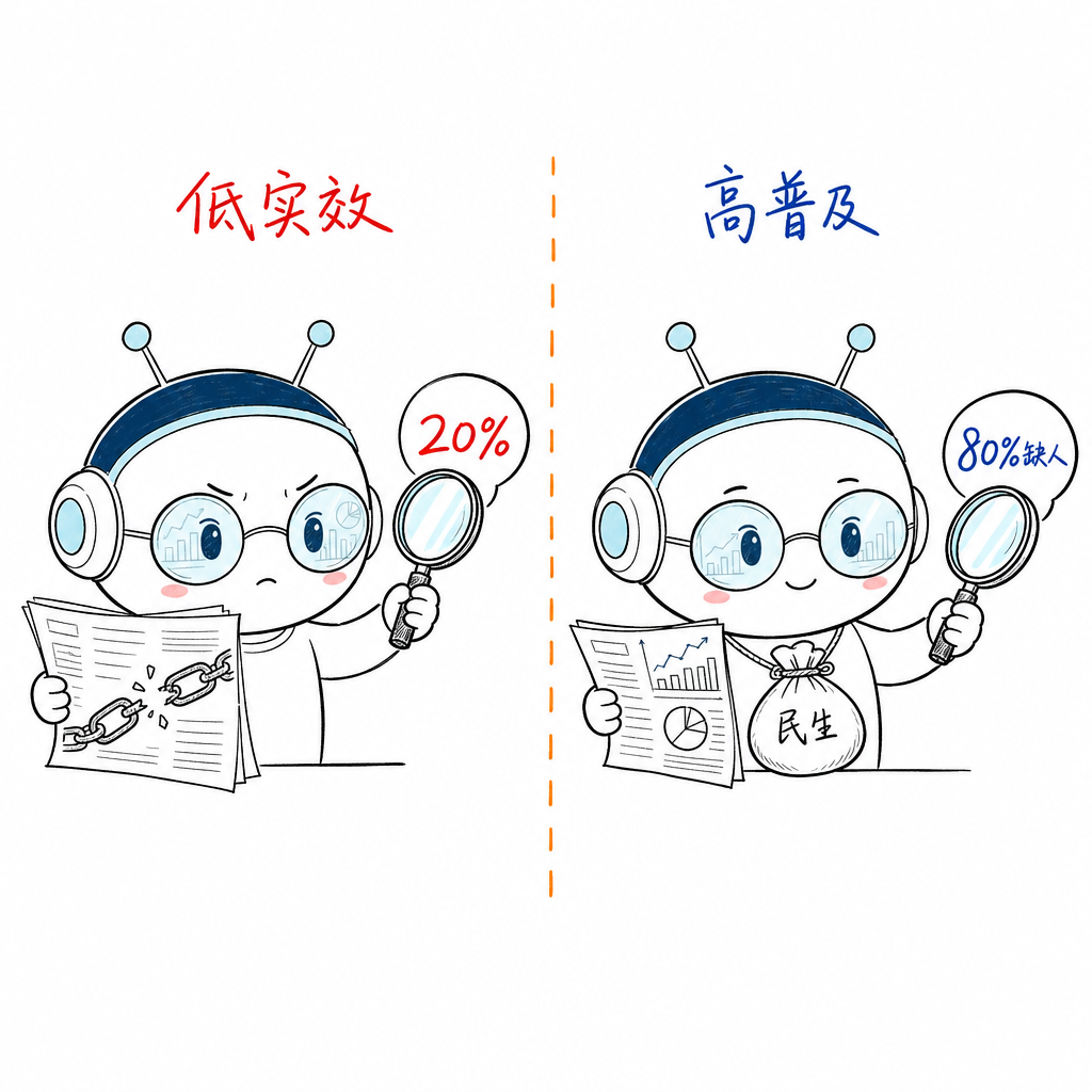 高普及低实效反差